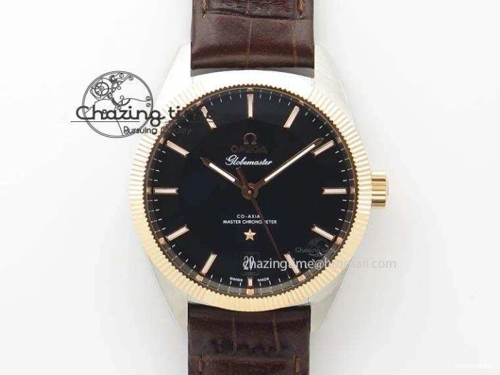 0301 EasyCare Seamaster 30 1962 SS TW Best Edition Black Dial On Leather Strap MIYOTA 8079